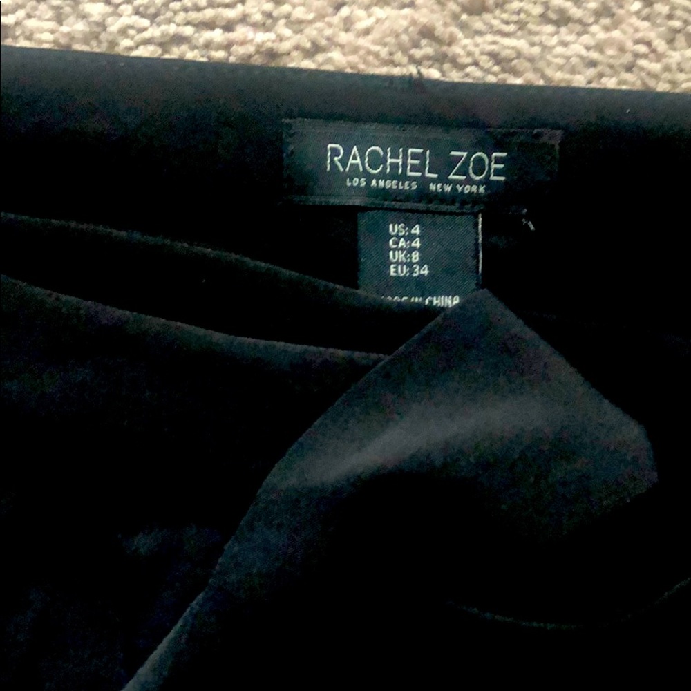 Rachel Zoe black ankle length pants